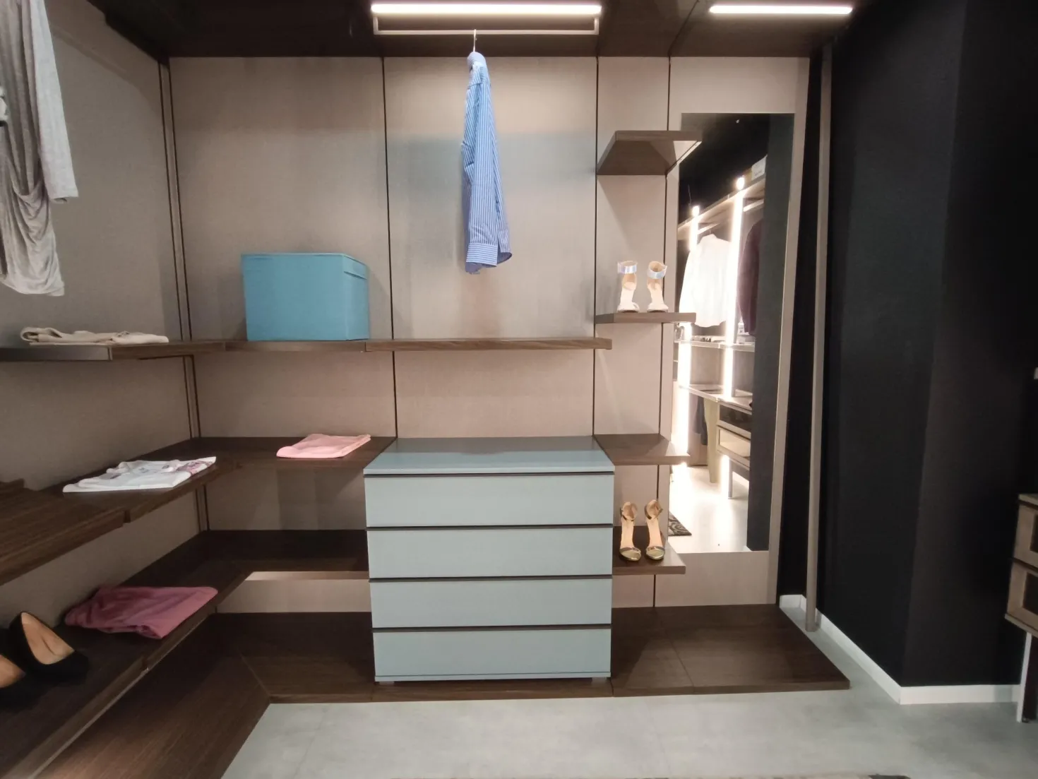 Cabina Armadio Angolare A Cremagliera