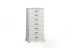 cassettiera Rombo in patinato beige