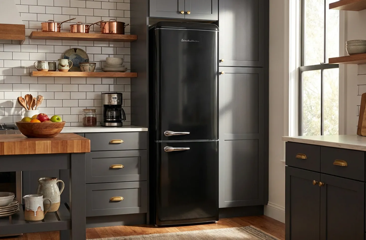 Frigo Mare doppia porta nero