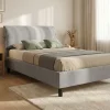 Letto Gilda grigio da 120