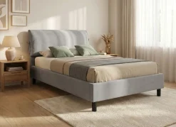 Letto Gilda grigio da 120