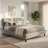 Letto matr. Gilda grigio