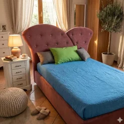 Letto Vela con bottoni swarosky