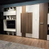 Parete Attrezzata Con Porta Tv E Letto Salvaspazio