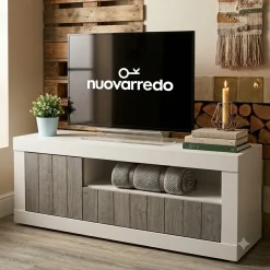 Porta tv Reven 1 anta+ 2 ribalte
