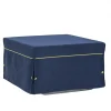 Pouf letto blu Spiga