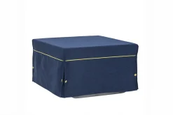 Pouf letto blu Spiga