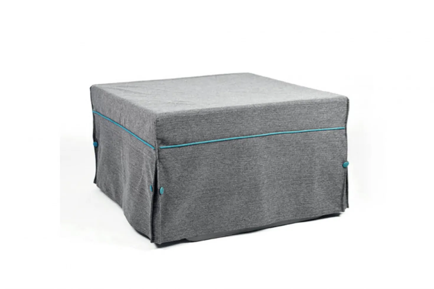 Pouf Letto tessuto grigio Morfeo
