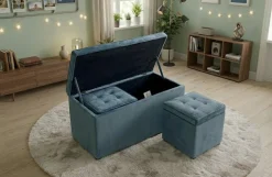 Set Panchetta pouf contenitore